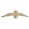 Ekena Millwork Bellingham Rough Sawn Timber Gable Bracket, Douglas Fir, 84"W x 14"H x 6"D x 6"F, 4/12 Pitch GBW084X14X0606BEL00RDF - alternate 2